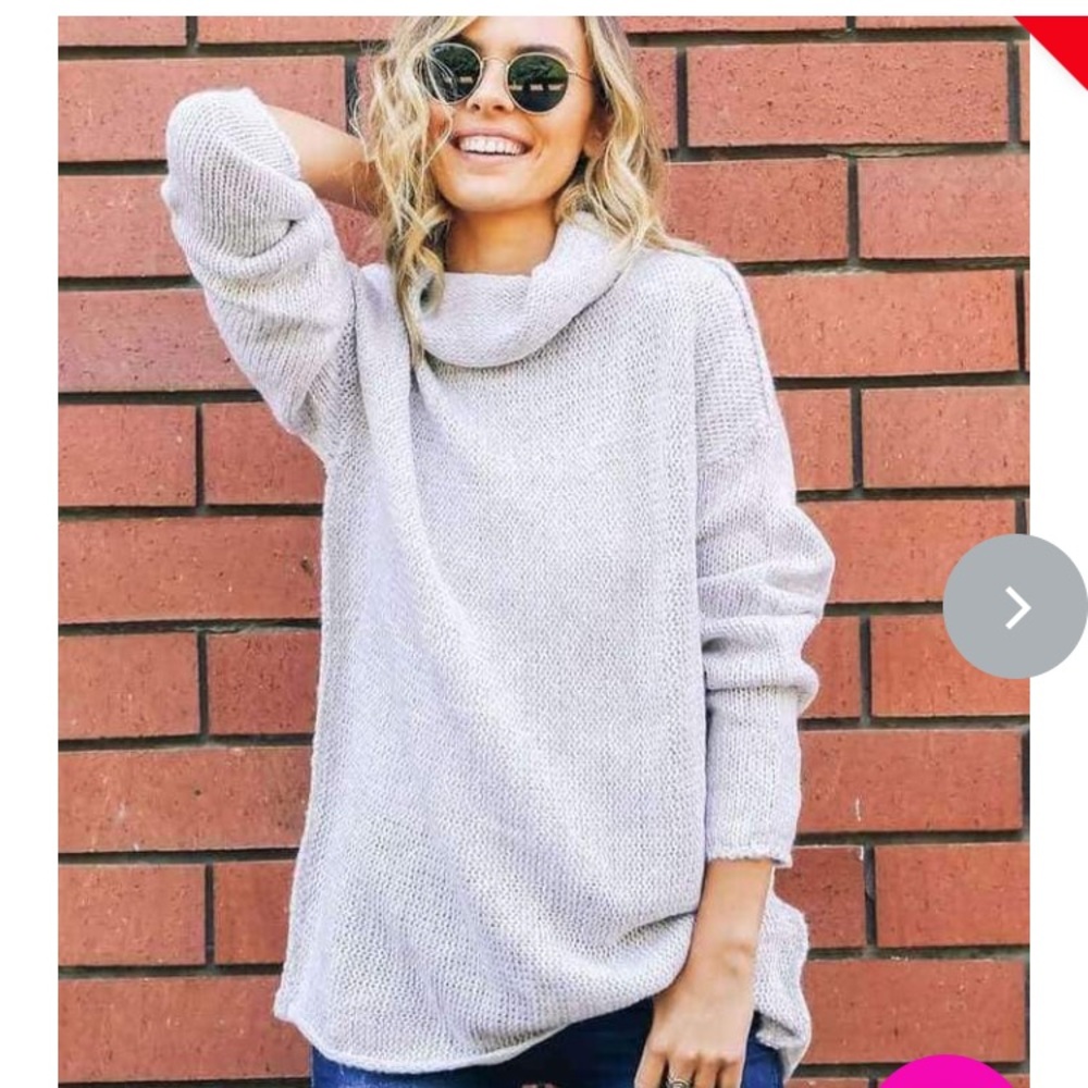 Oversized sweater dress